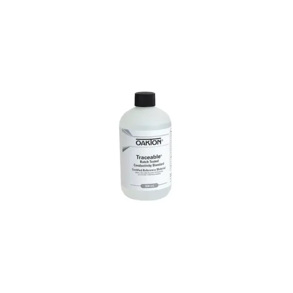 Oakton Traceable® Conductivity and TDS Standard, Calibrado Individualmente 100000 uS, 500ml